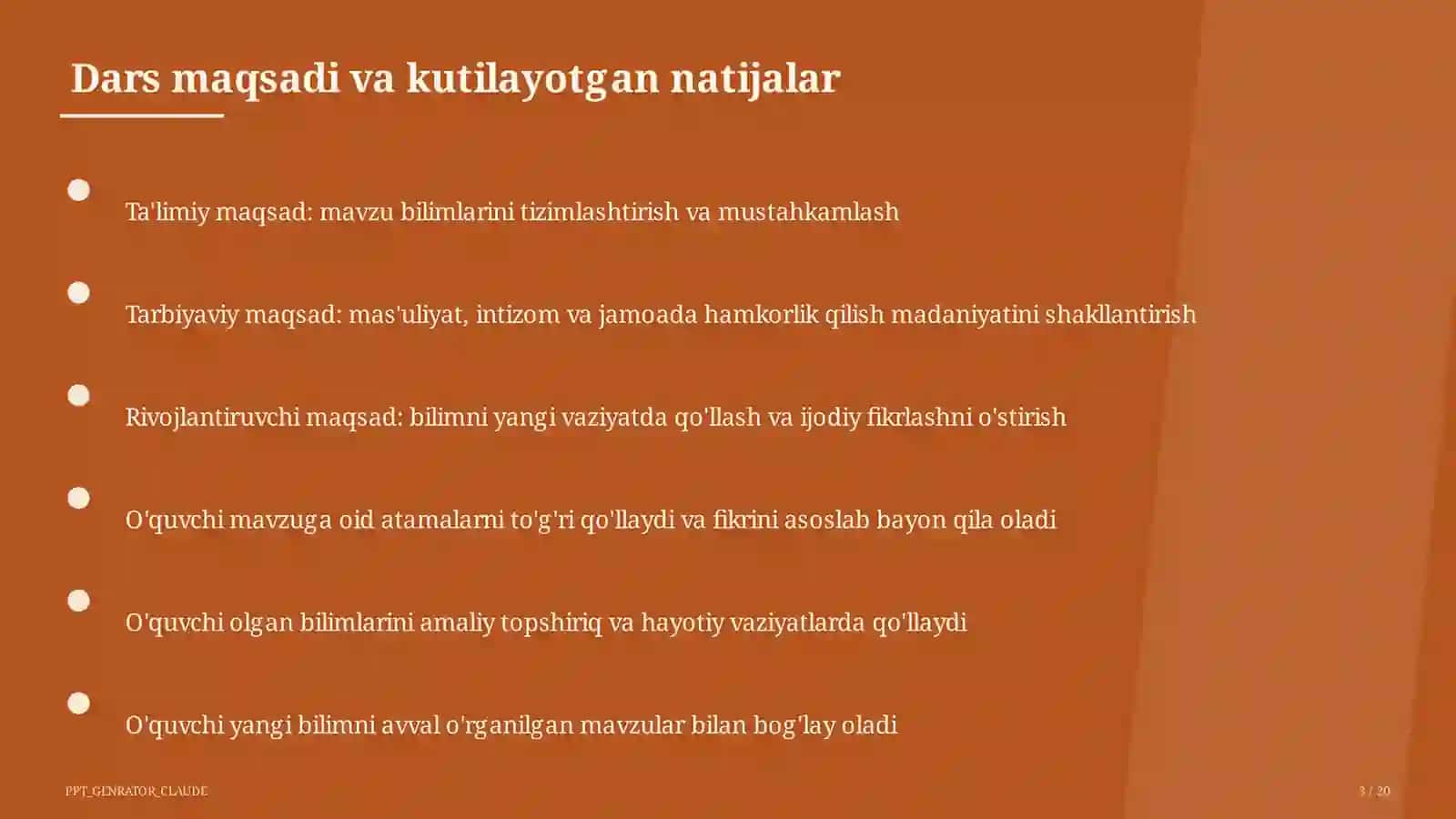 Trigonometrik ayniyatlar va formulalar (10-sinf) 3