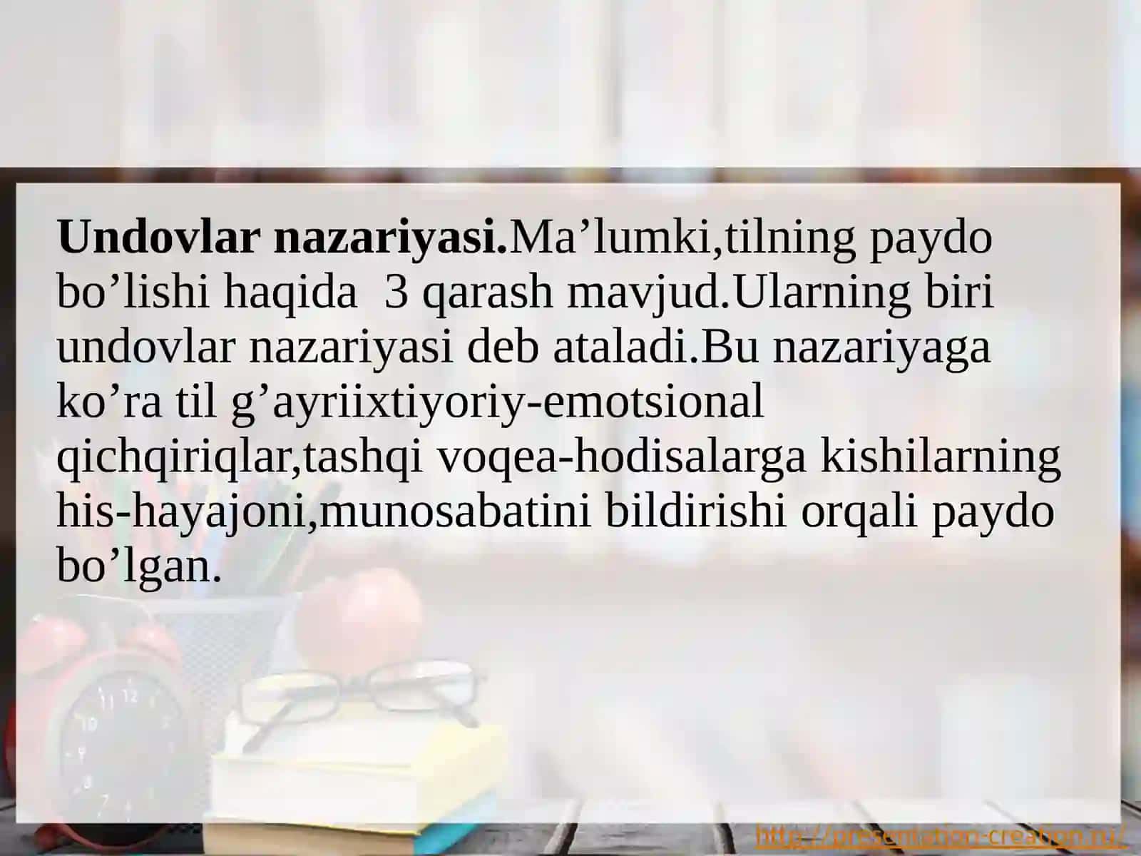 UNDOV SO’ZLAR 3