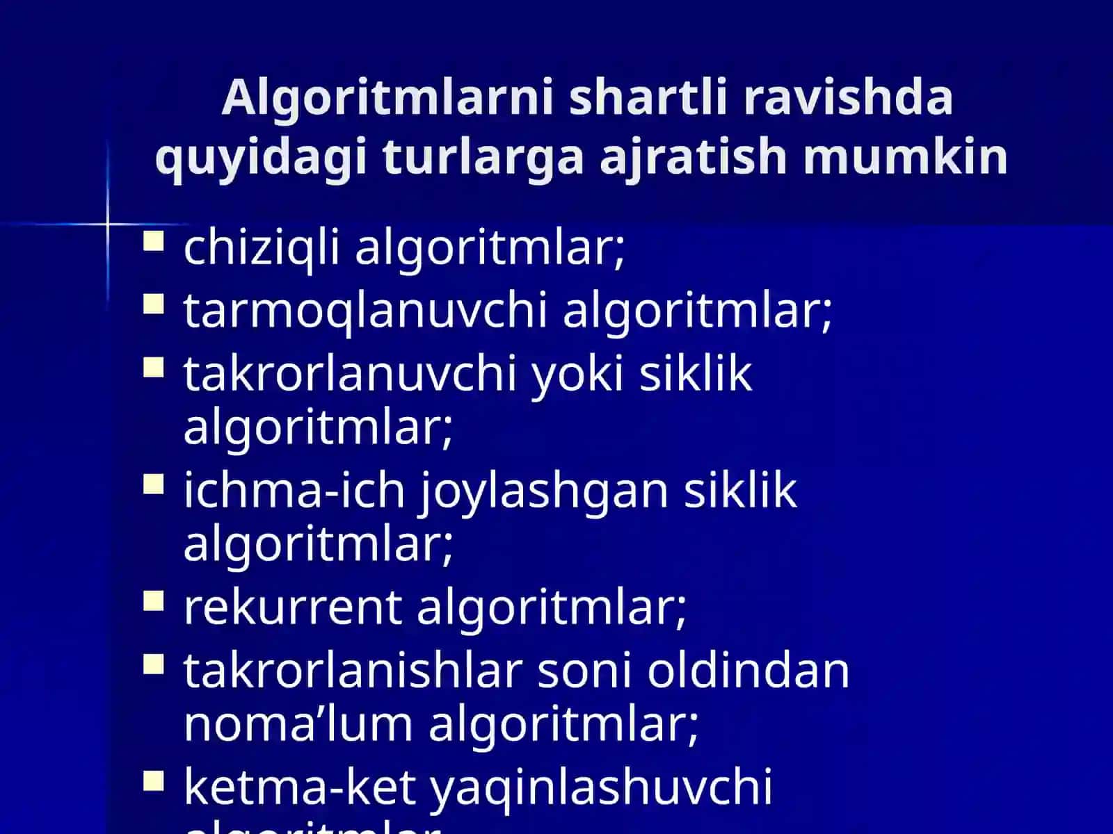 MA’LUMOTLAR TUZILMASI VA ALGORITMLAR 3