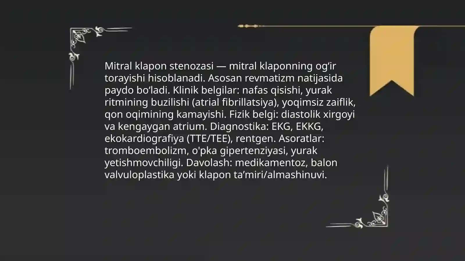 Mitral klapon nuqsonlari 3