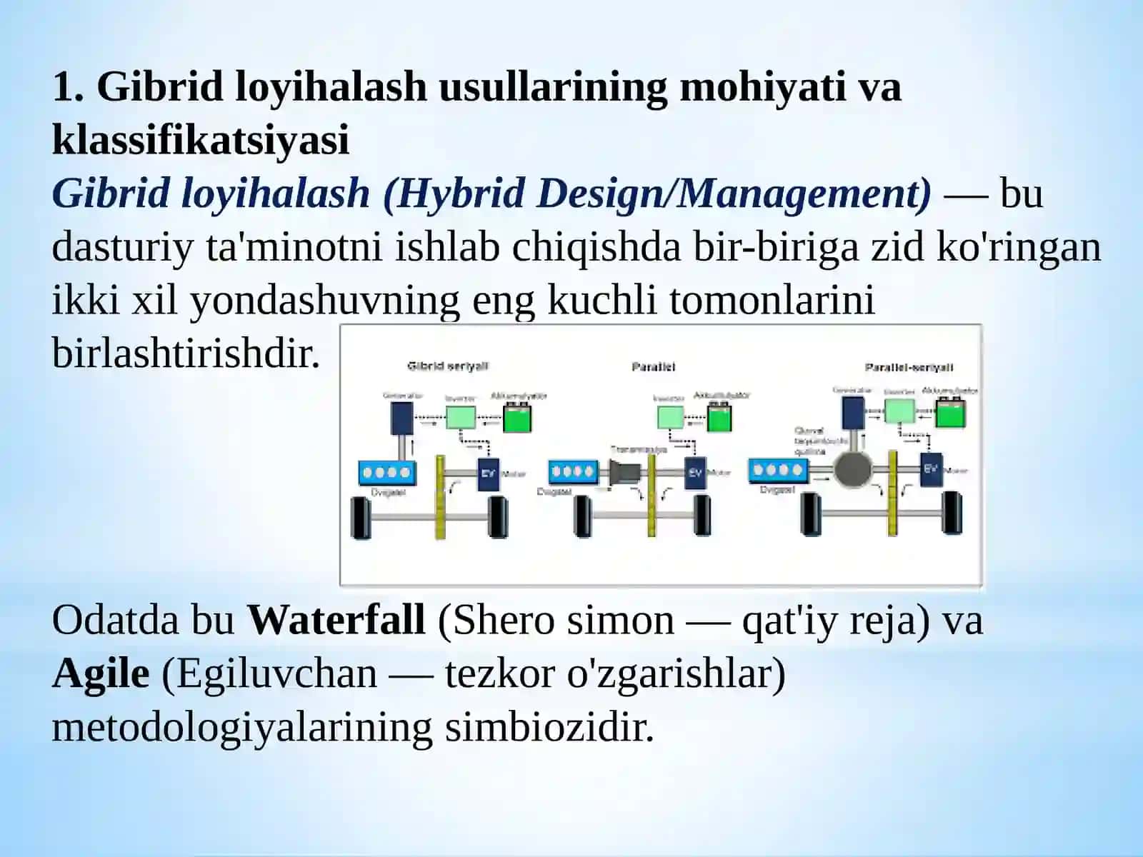 Gidrid loyihalash usullari 3