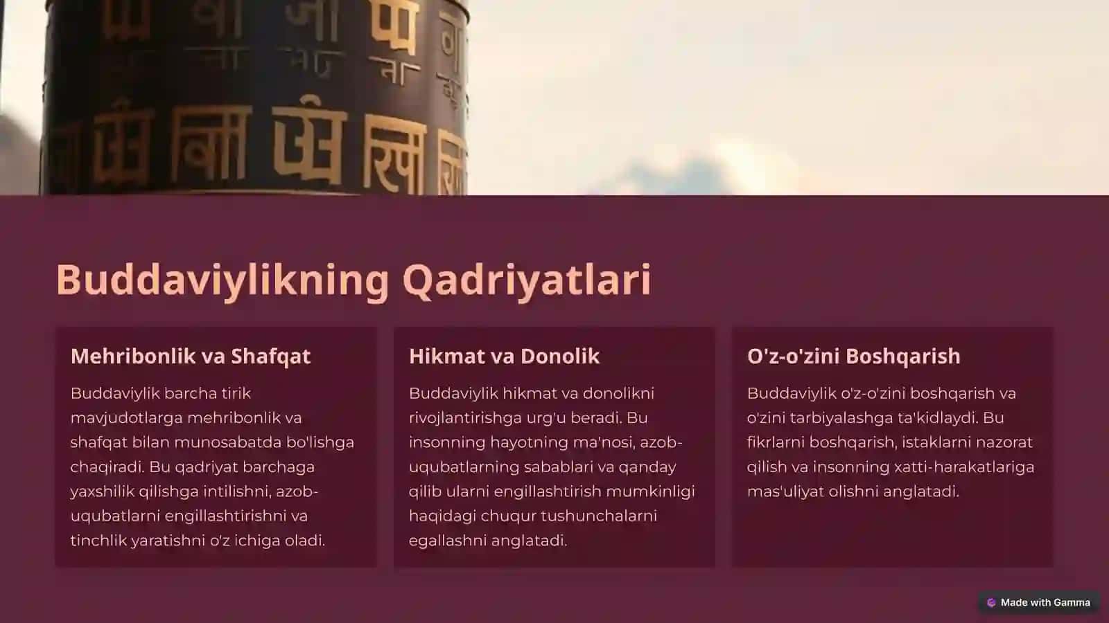 Buddaviylik Dinining Paydo Bo'lishi: Asoslari va Qadriyatlari 3