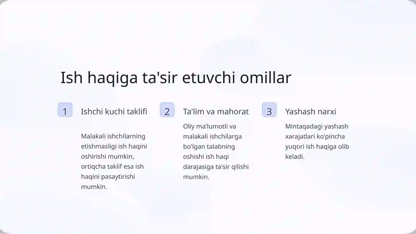 Turizm va mehmonxona korxonalarida ish haqi va mehnat unumdorligi 3
