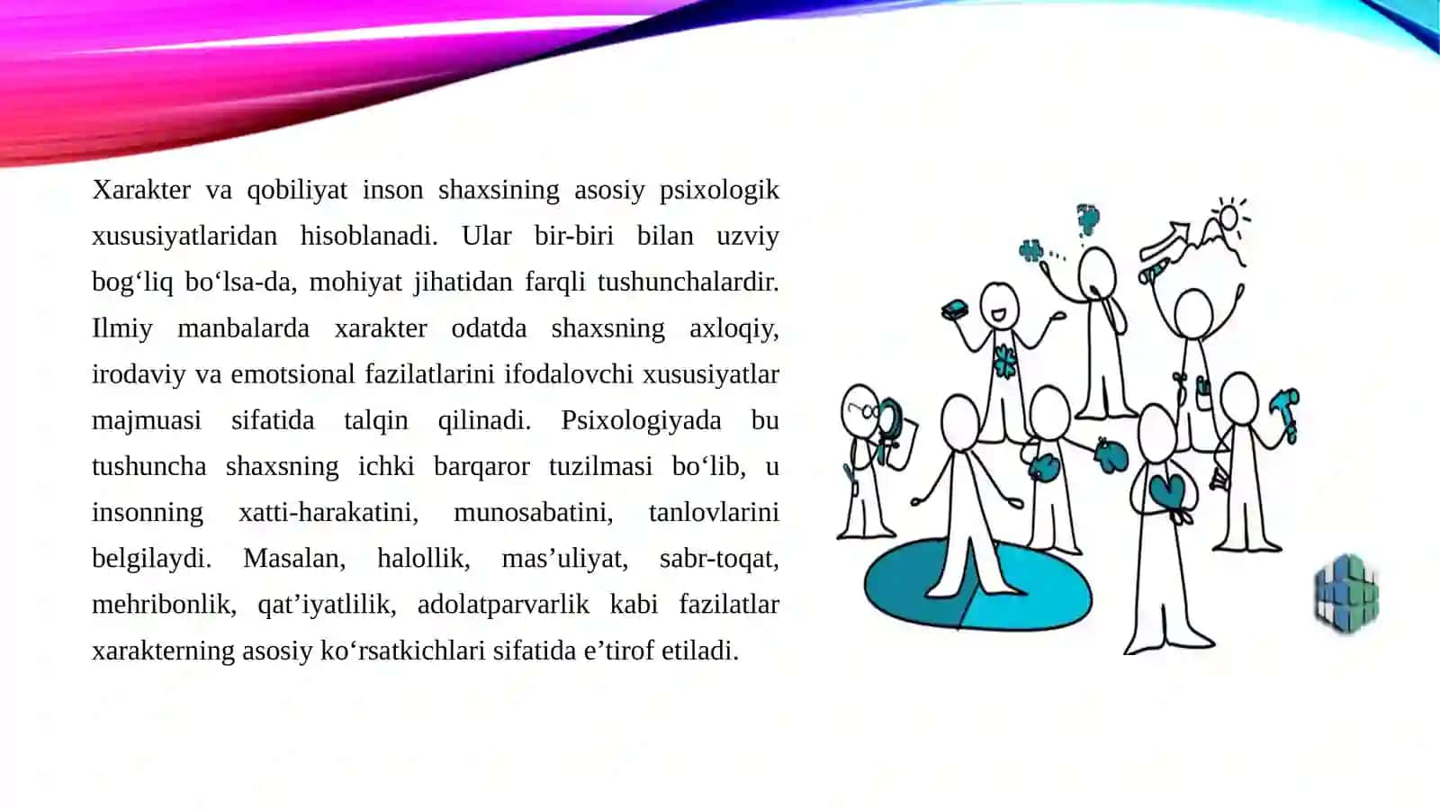 Xarakter va qobiliyat 3