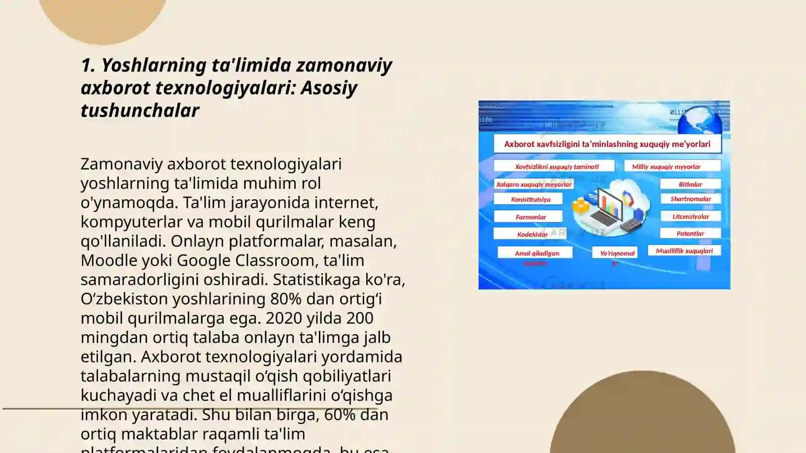 Yoshlar ta’lim-tarbiyasida zamonaviy axborot texnologiyalarining o‘rni va ahamiyati 3