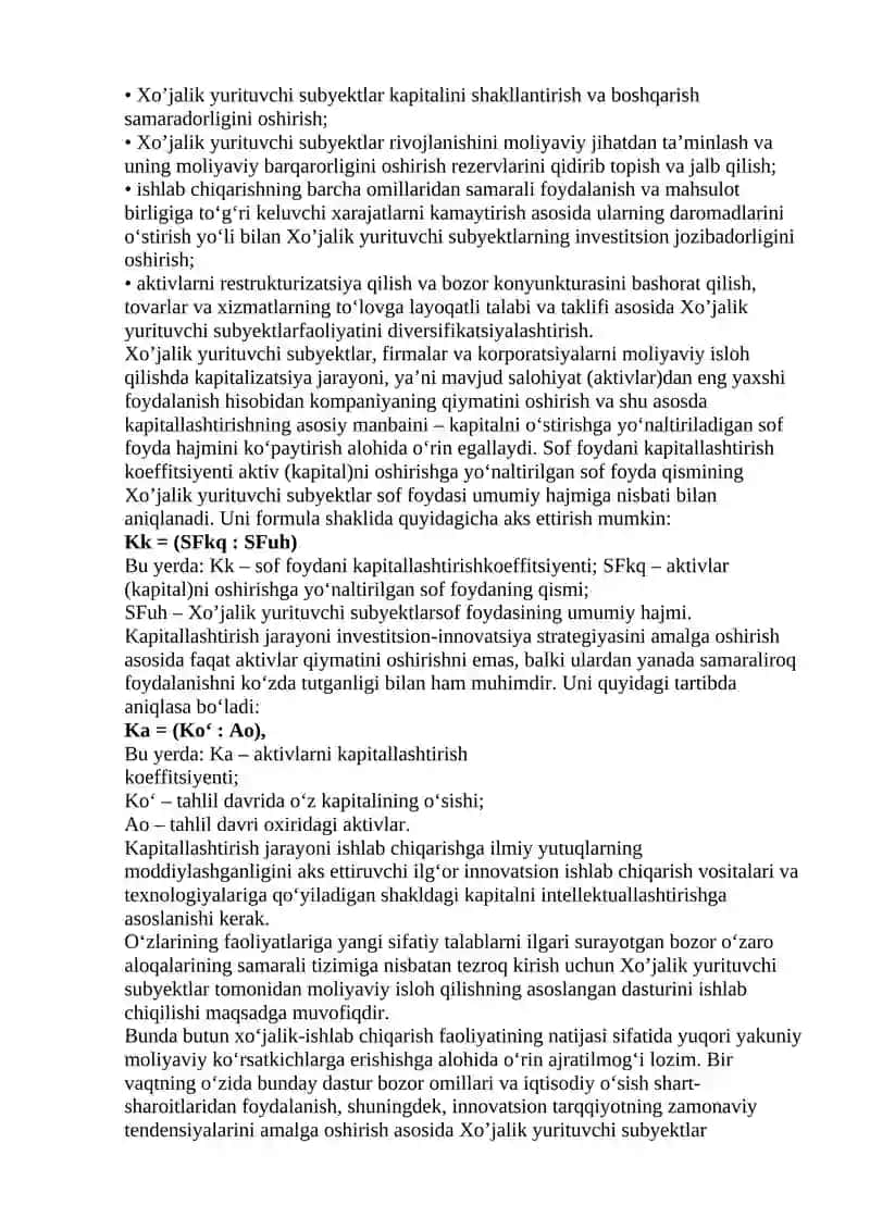 Xo‘jalik yurituvchi subyektlarni moliyaviy isloh qilish 3