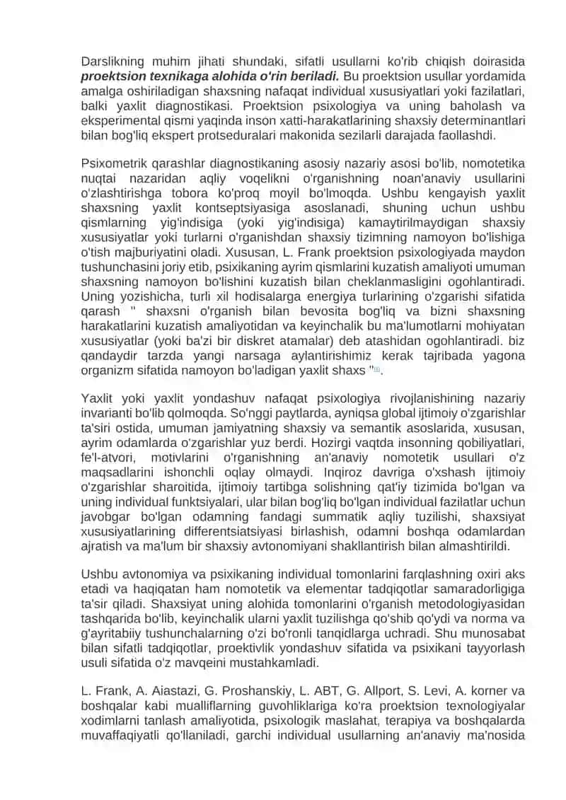Zamonaviy psixologiyada miqdor va sifat fanidan kerak boladigan kitob 3