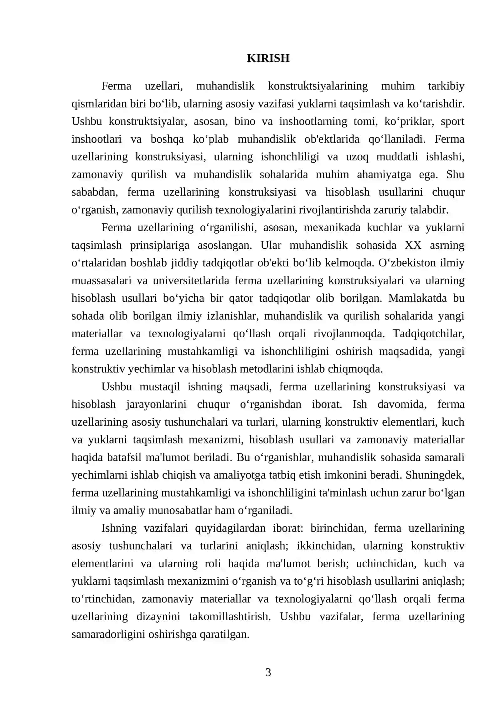 Ferma uzellarining konstruksiyasi 3