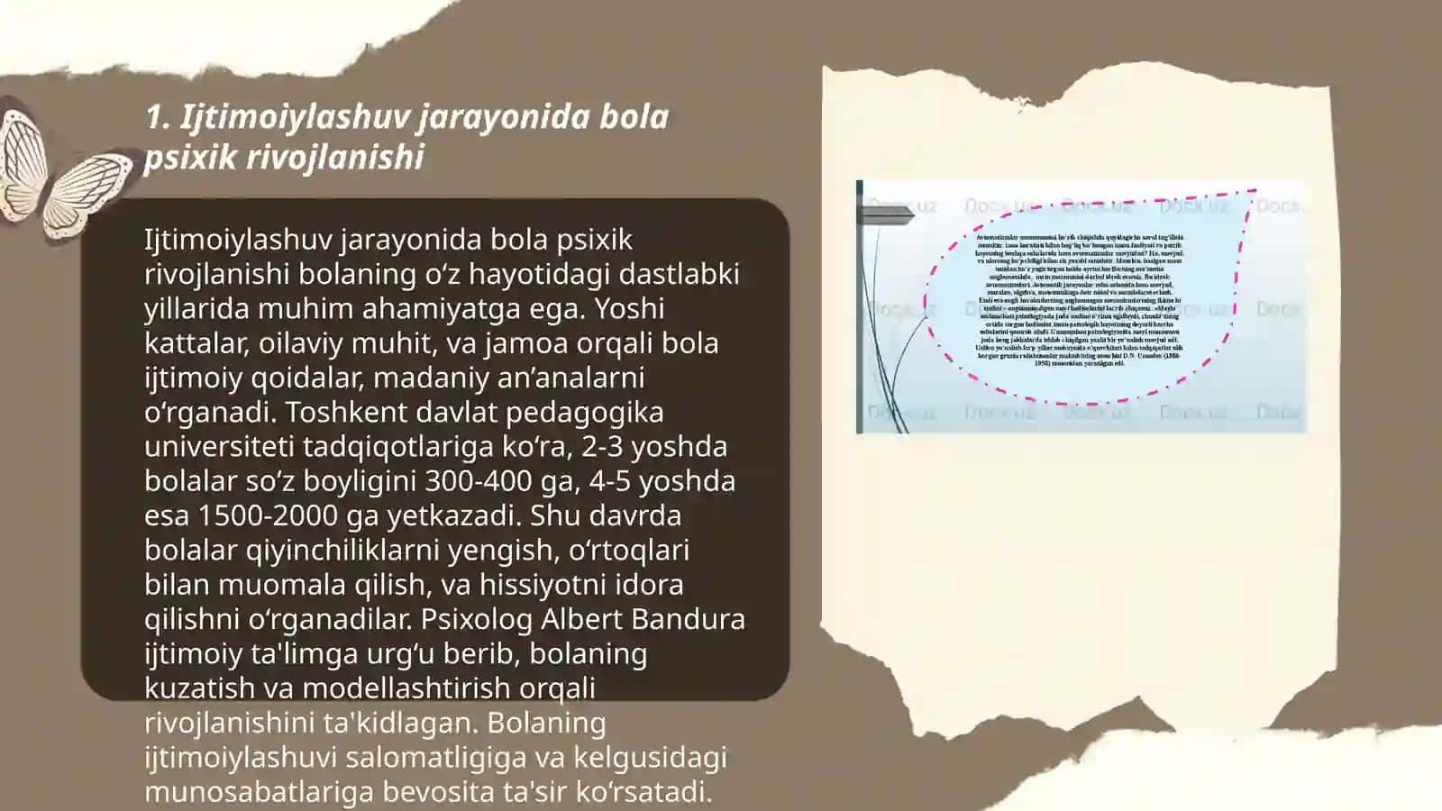 Ijtimoiylashuv muammosi sifatida bola psixik rivojlanishining ijtimoiy oʻrganish nazariyasi 3