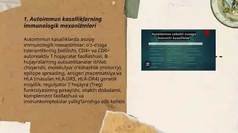 Autoimmun va allergik kasalliklar kelib chiqishi kechish diagnostikasi 3