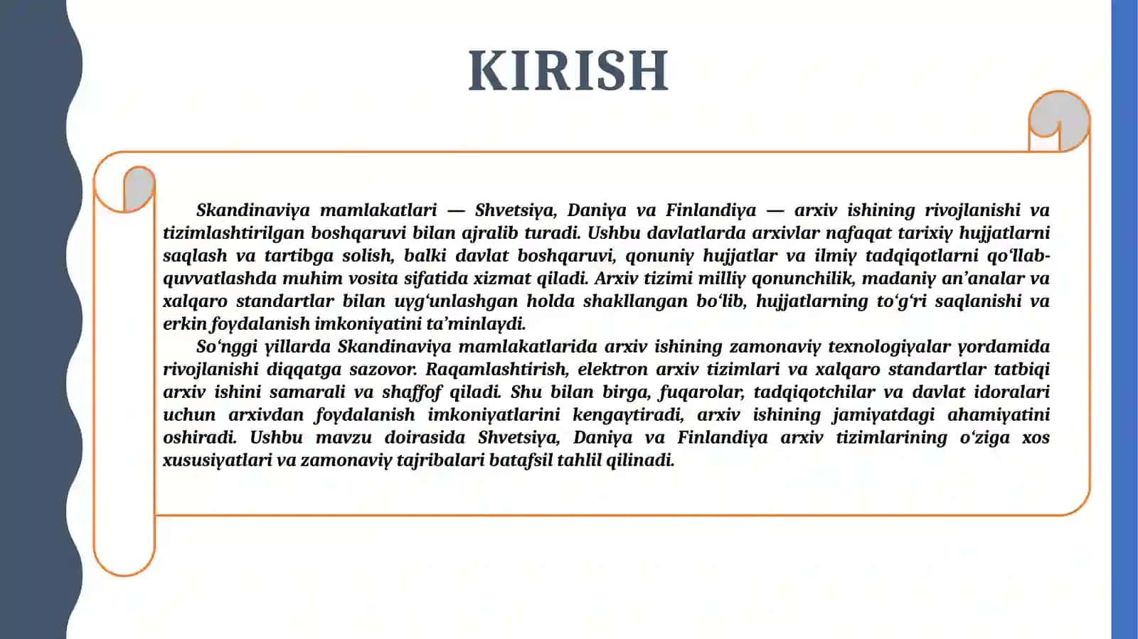 Skandinaviya davlatlarida arxiv ishi (Shvetsiya Daniya Finlandiya) 3