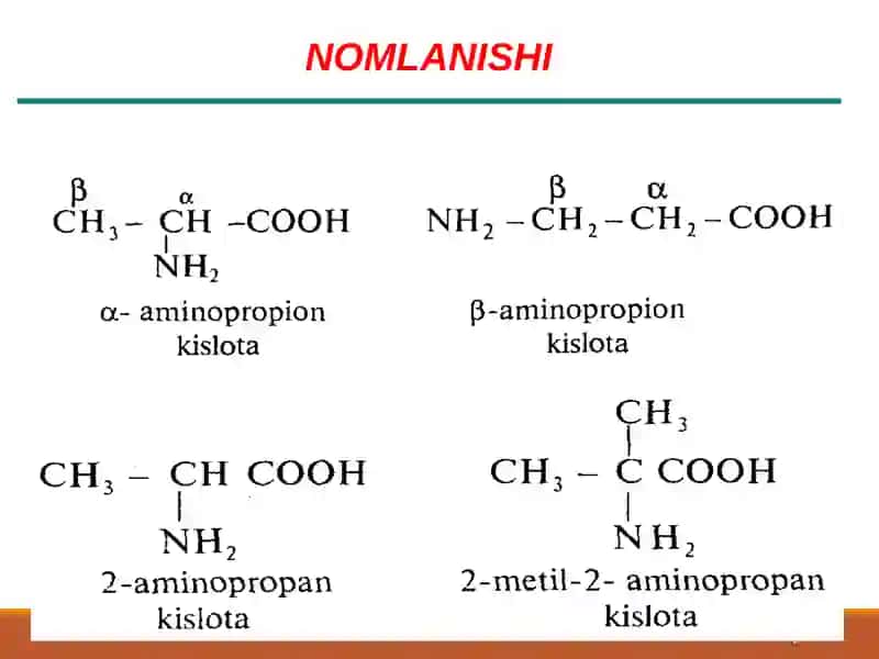 AMINO KISLOTALAR 3