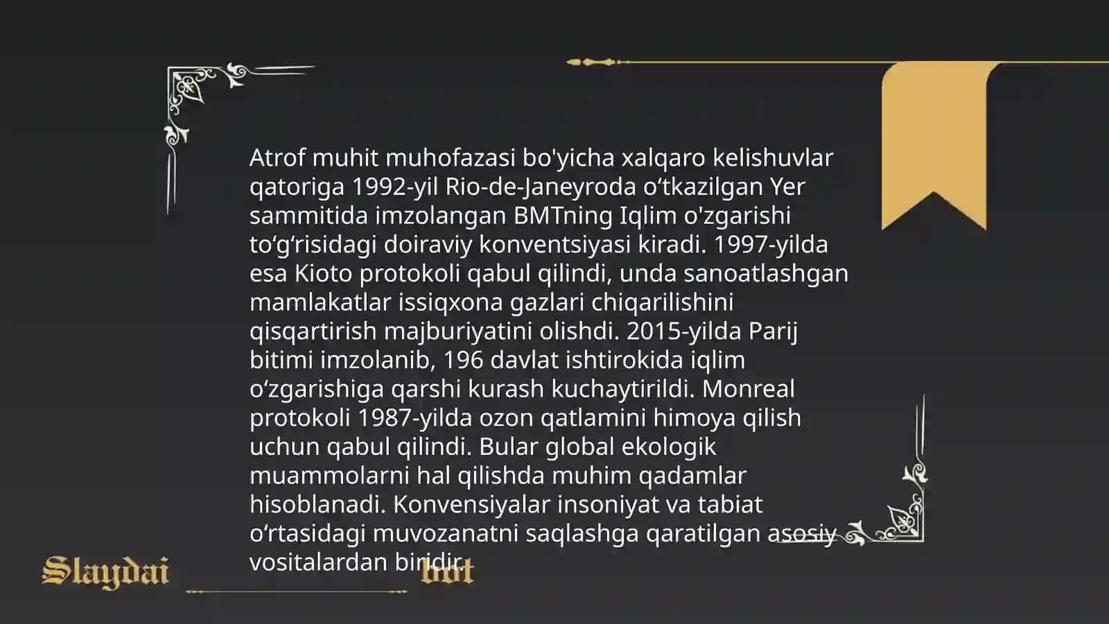 Atrof muhit muhofazasi, ekologik madaniyat, ekologik ta'lim tarbiya, ekologik ma'rifat masalalari 3