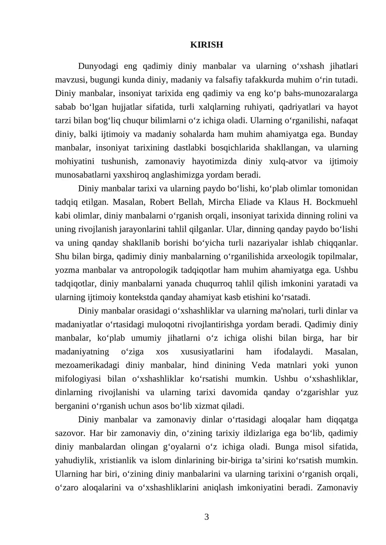 Dunyodagi eng qadimiy diniy manbalar va ularning o‘xshash jihatlari 3