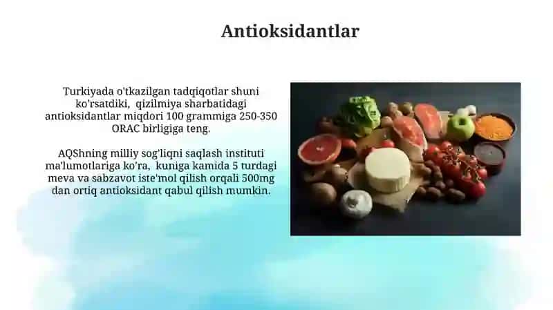 Oziq-ovqat maxsulotlarini kimyoviy tartibi 3