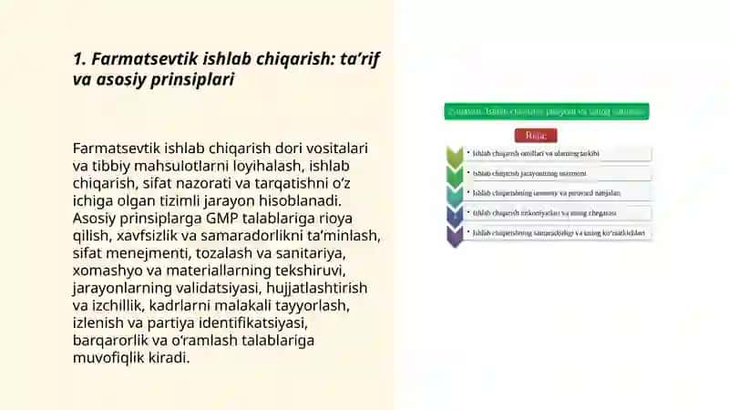Farmatsevtik ishlab chiqarishni asosiy tushuncha va atamalari 3