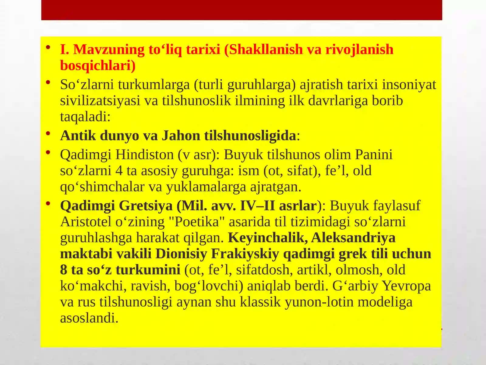 MUSTAQIL SO'Z TURKUMLARI 3