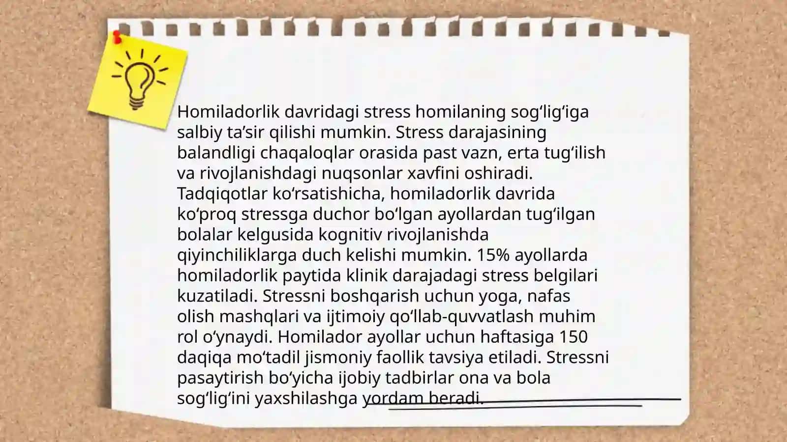 Behatar onalik. Homlador ayolning hayotiga haf soluvchi omillar 3