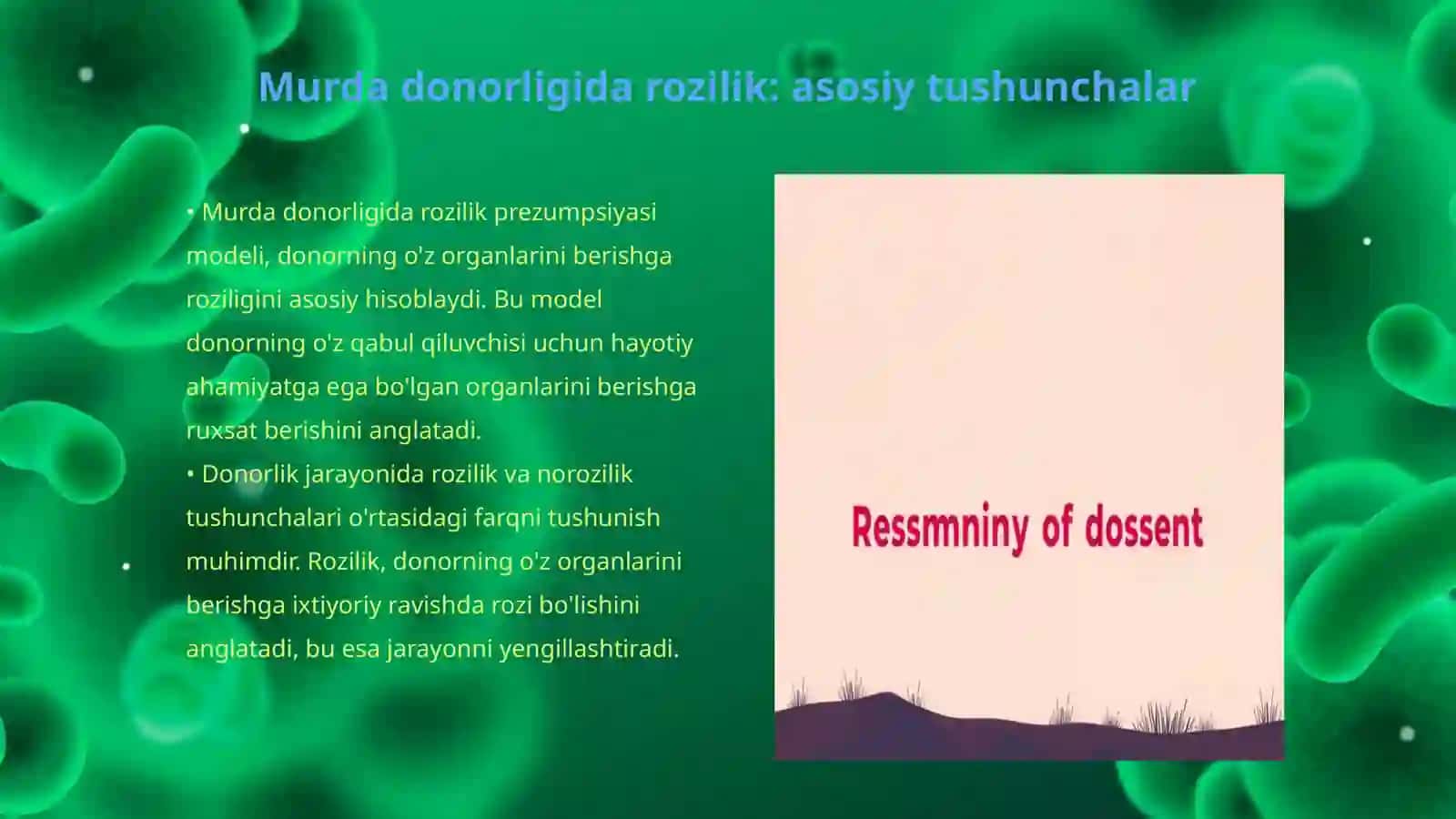 Murda donorligida rozilik prezumpsiyasi modeli 3
