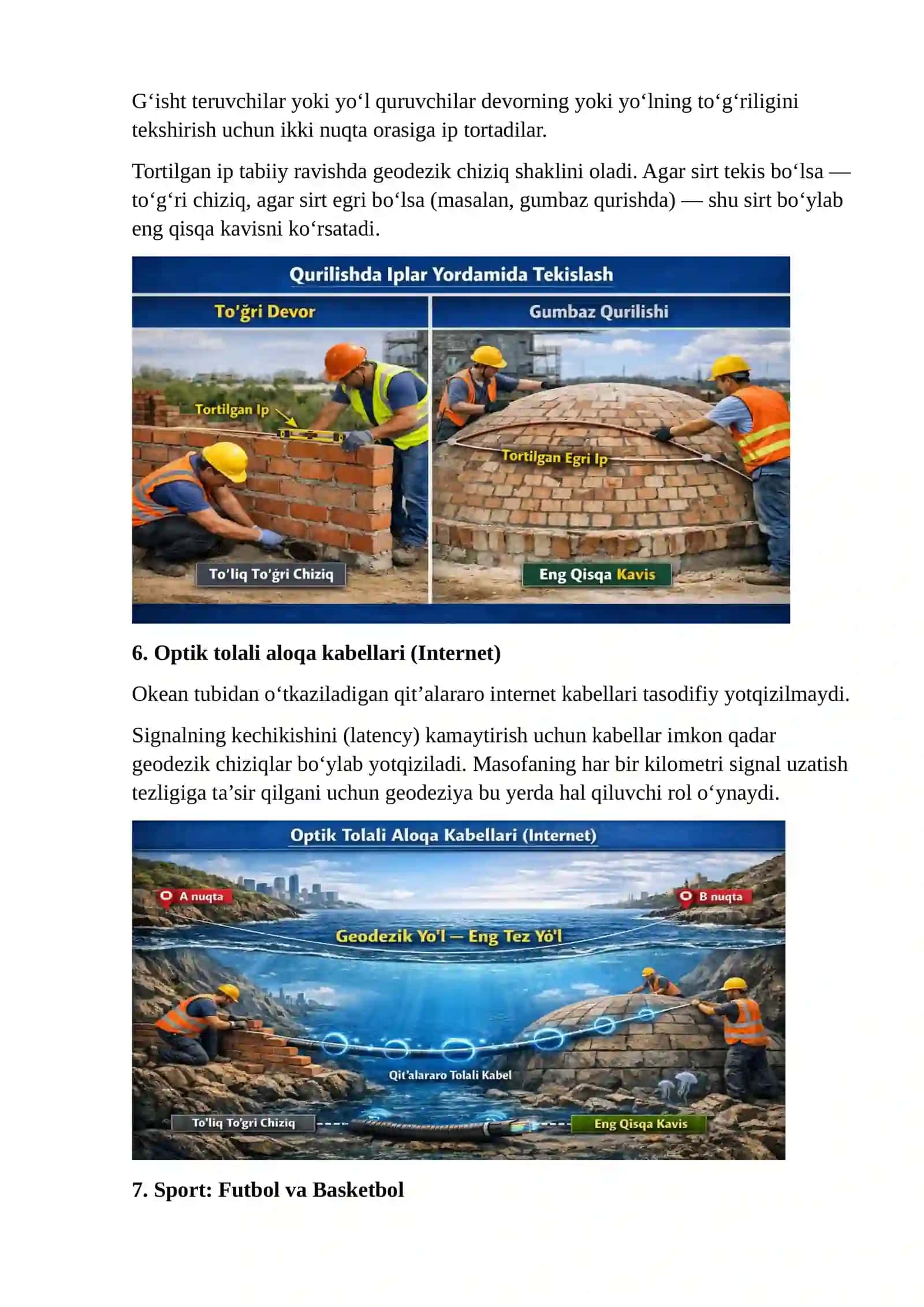 Geodezik chiziqlar 3
