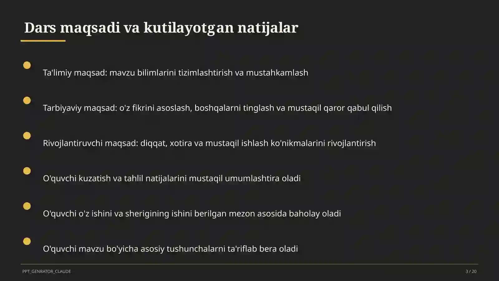 Iqtisodiyot nima: ehtiyoj va resurslar (9-sinf) 3