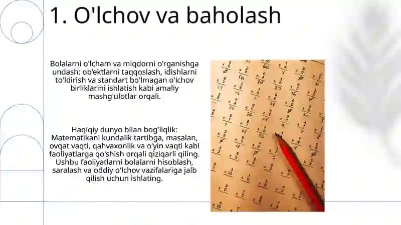 Maktabgacha ta'lim tashkilotlarida matematika bo'yicha ishlarni rejalashtirish 3