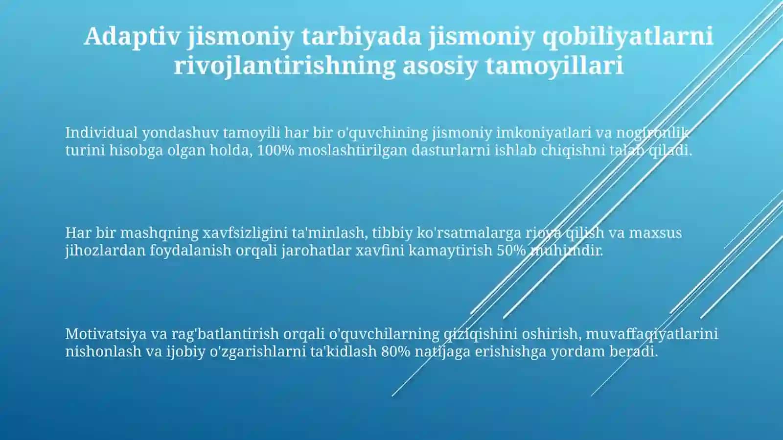 Adaptiv jismoniy tarbiyada jismoniy qobiliyatlarni rivojlantirish 3