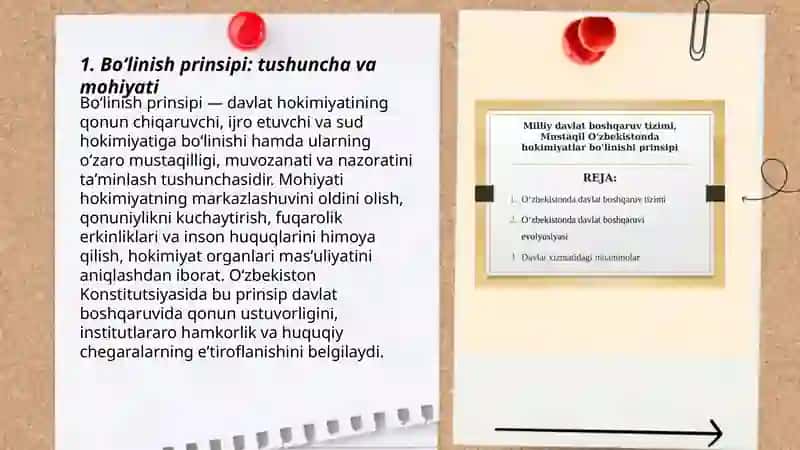 Oʻzbekiston Respublikasida davlat hokimiyatining boʻlinish prinsipi 3