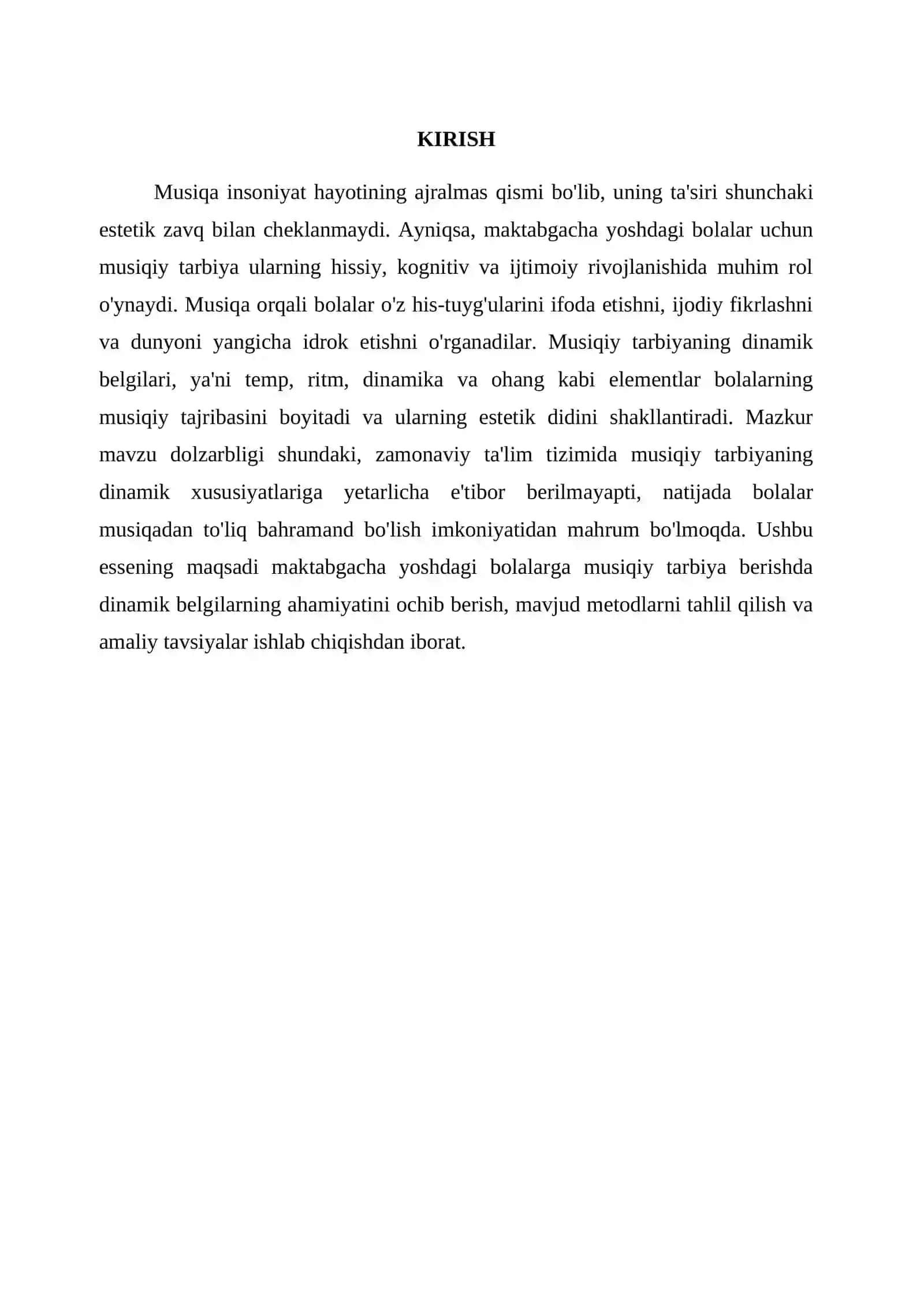 BOLALAR MUSIQIY TA’LIMI METODIKASI 3
