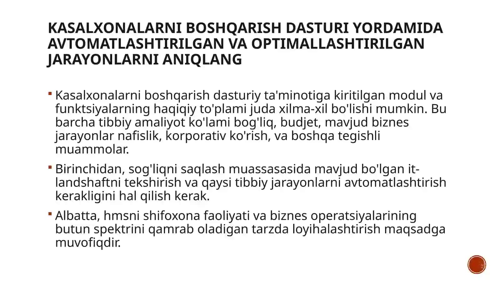 Kasalxonalarni boshqarish dasturi 3