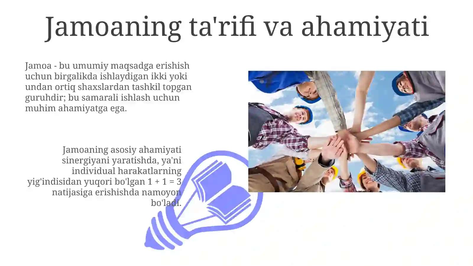 Jamoada ishlash 3