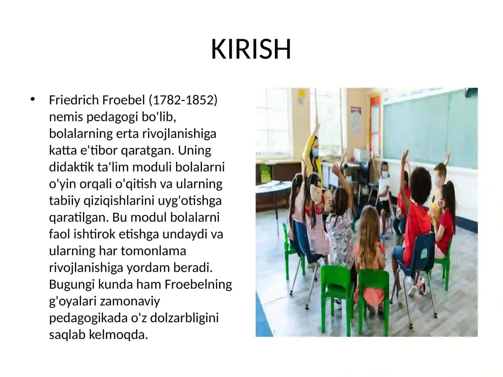 F.FREBLENING DIDAKTIK TA'LIMMODULI 3