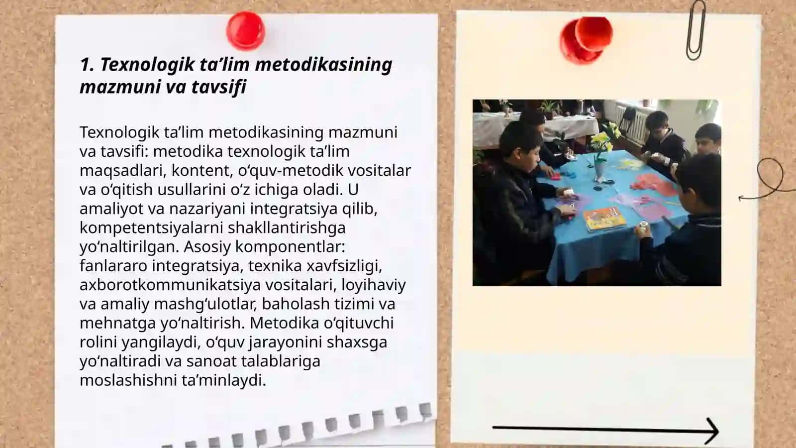 Texnologik ta’lim metodikasi fanining mazmuni maqsadi va vazifalari 3