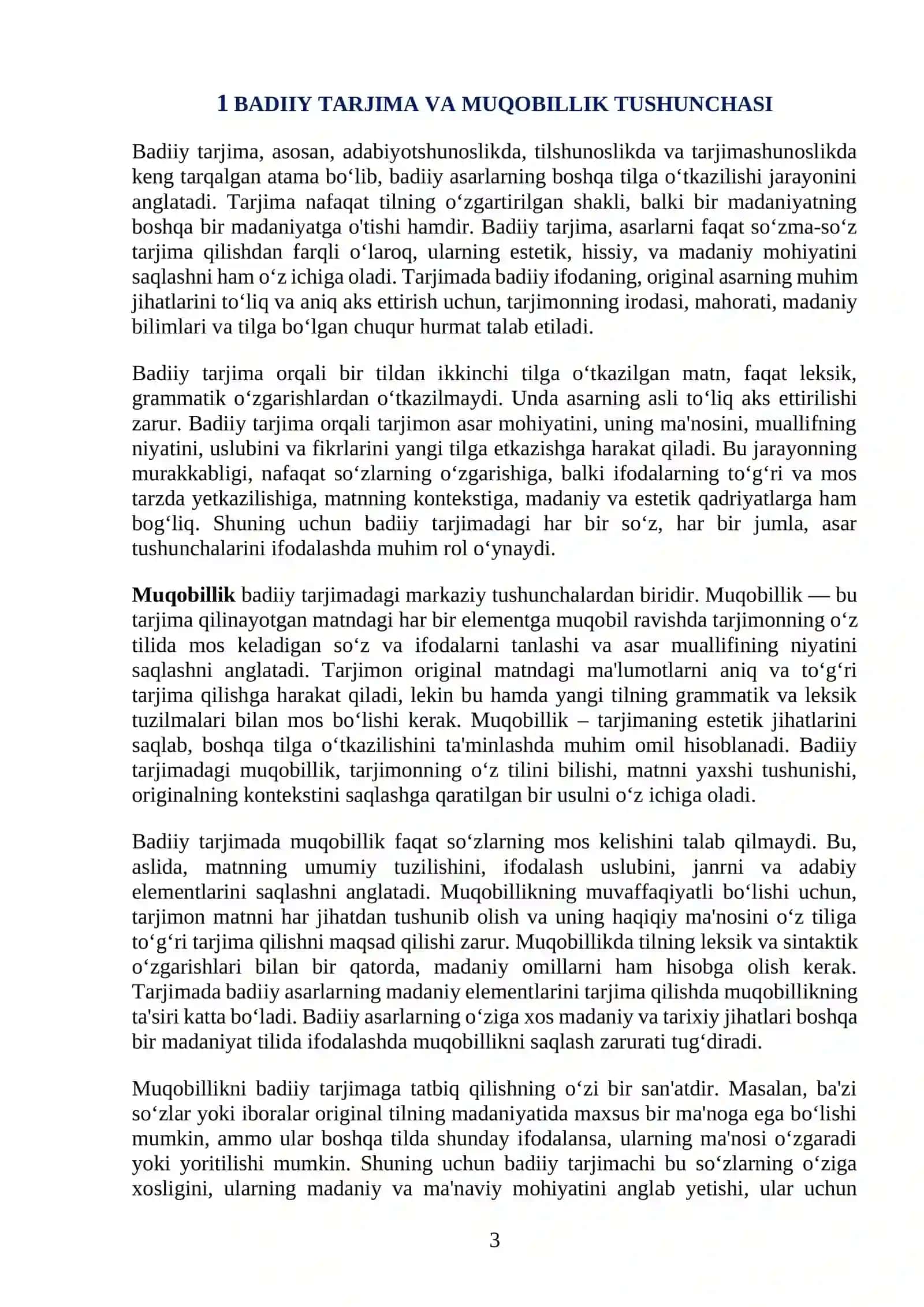 Badiiy tarjimada muqobillik va adekvatlik 3