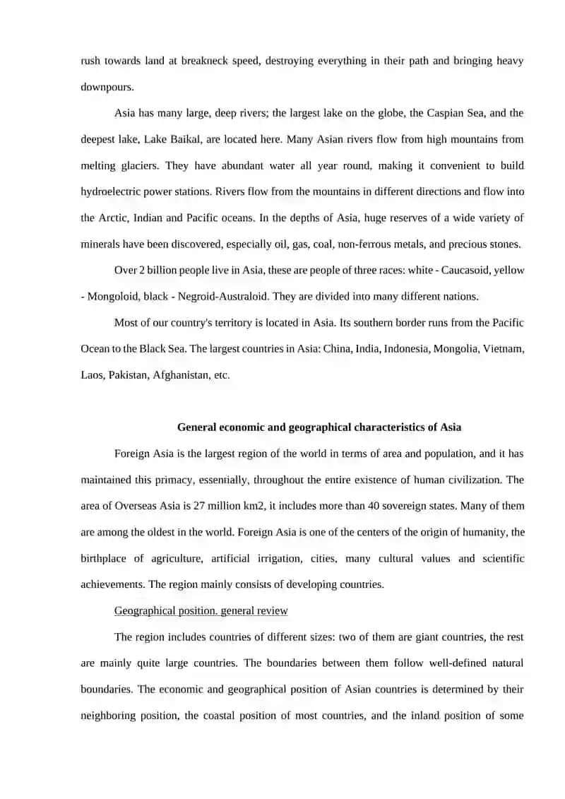 Asia Geography 3