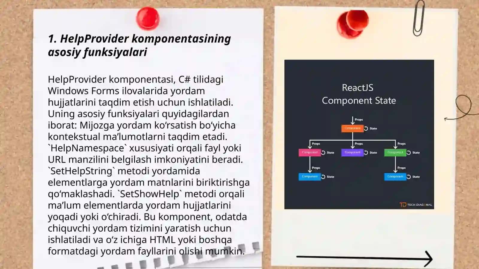 HelpProvider komponentasi yordamida dasturlar yaratish 3