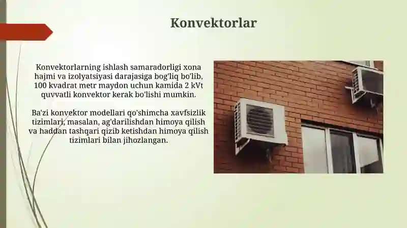Konvektorlar 3