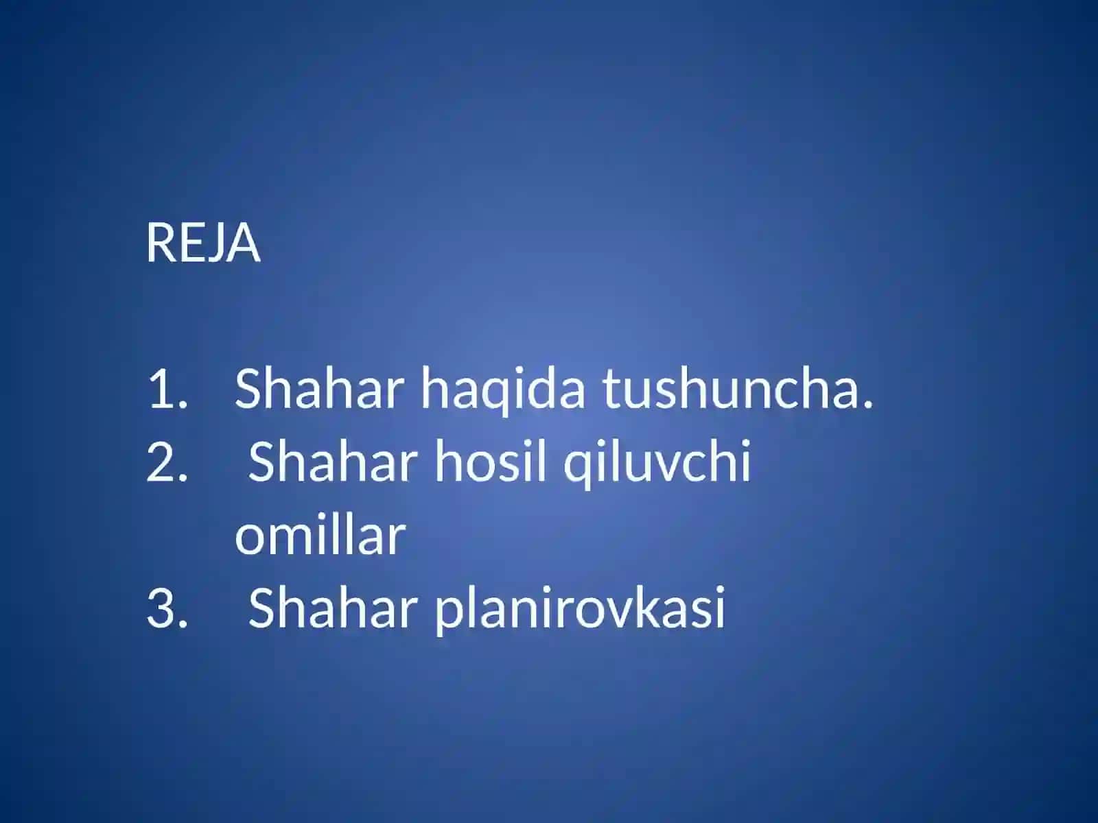 Shaharlarni joylashtirish 3