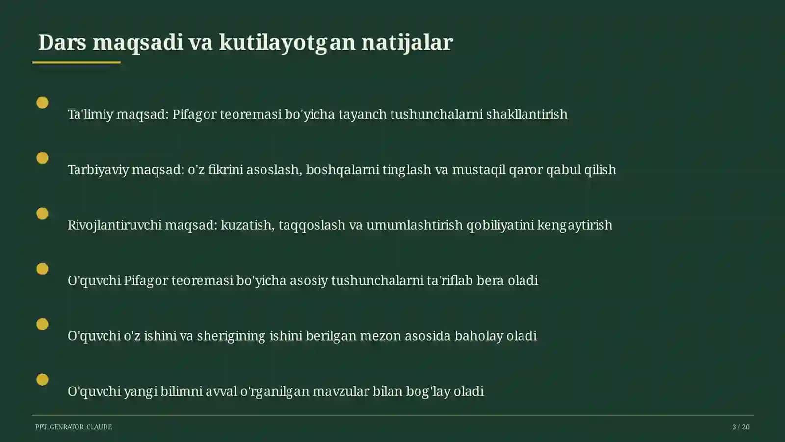 Pifagor teoremasi (8-sinf) 3