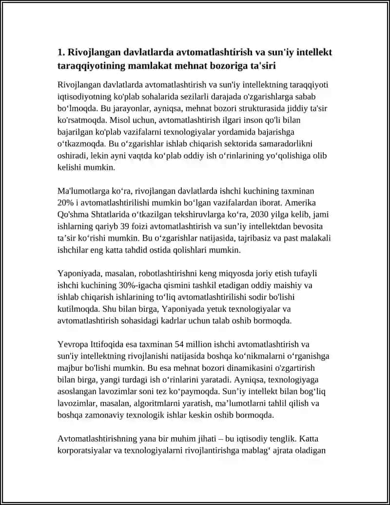 Rivojlangan Davlatlarda Bolayotgan Jiddiy Ozgarishlar Mamlakat Iqtisodiyotiga Tasiri 3