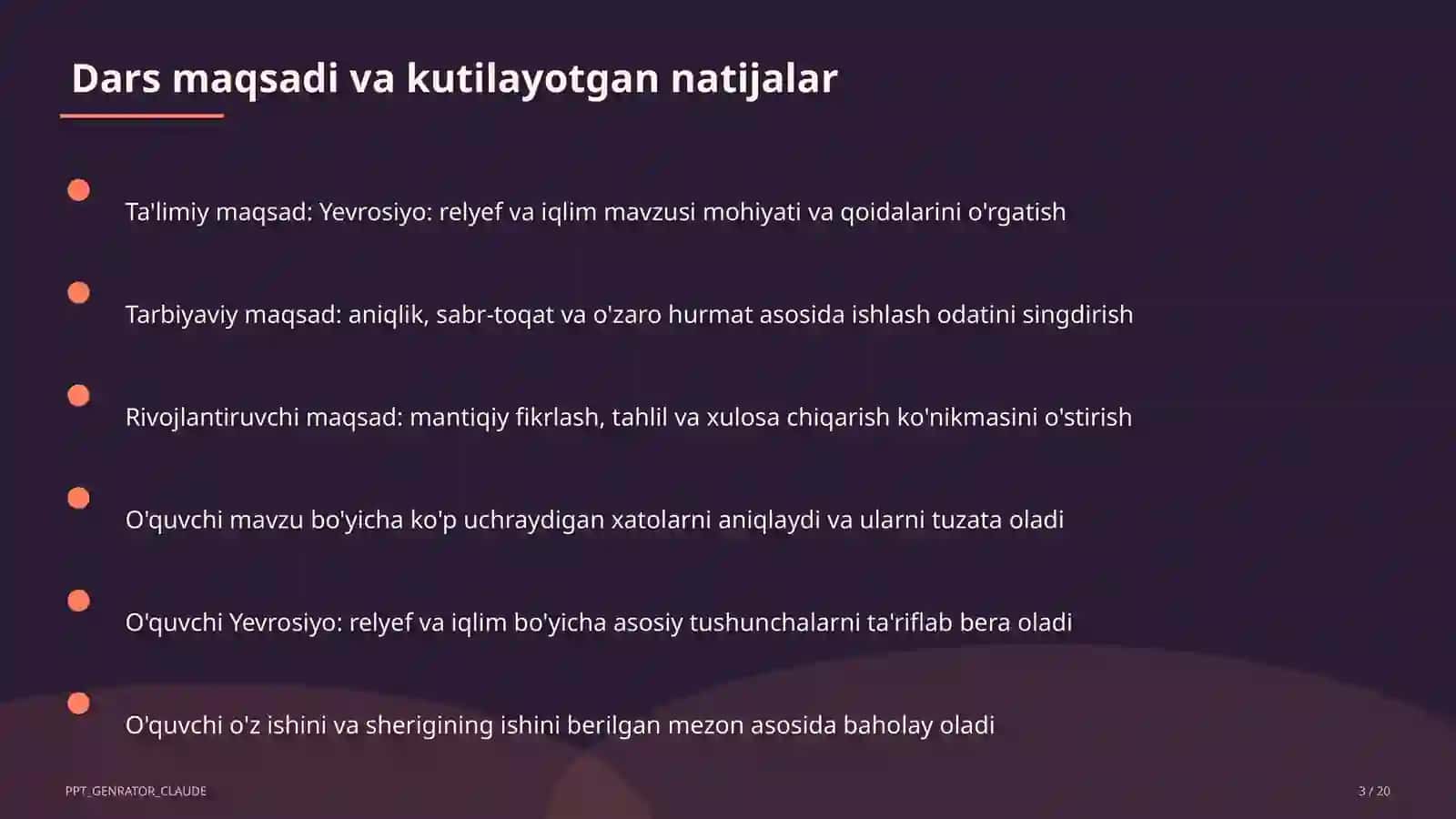 Yevrosiyo: relyef va iqlim (7-sinf) 3