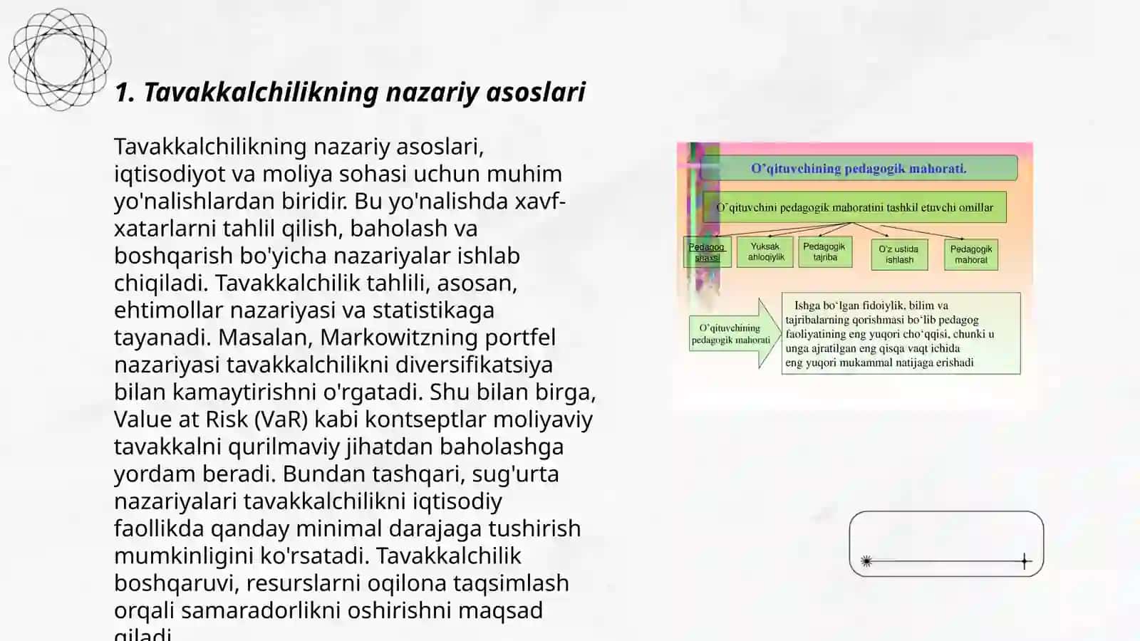 Tavakkalchilikning nazariy asoslari 3
