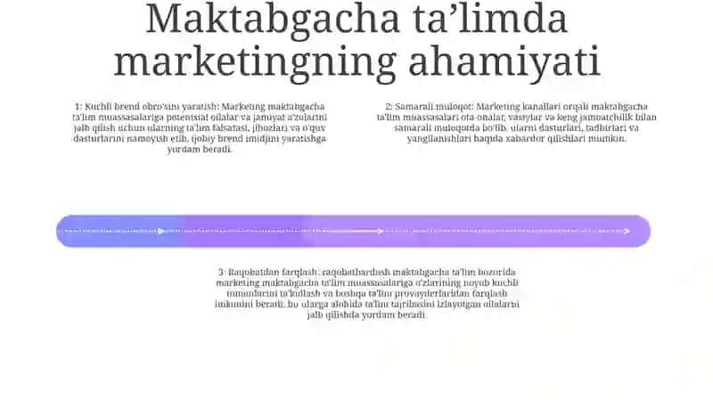 Maktabgacha TaʼLim Tashkilotlarida Marketing Hizmati Faoliyatini Tashkil Etish 3