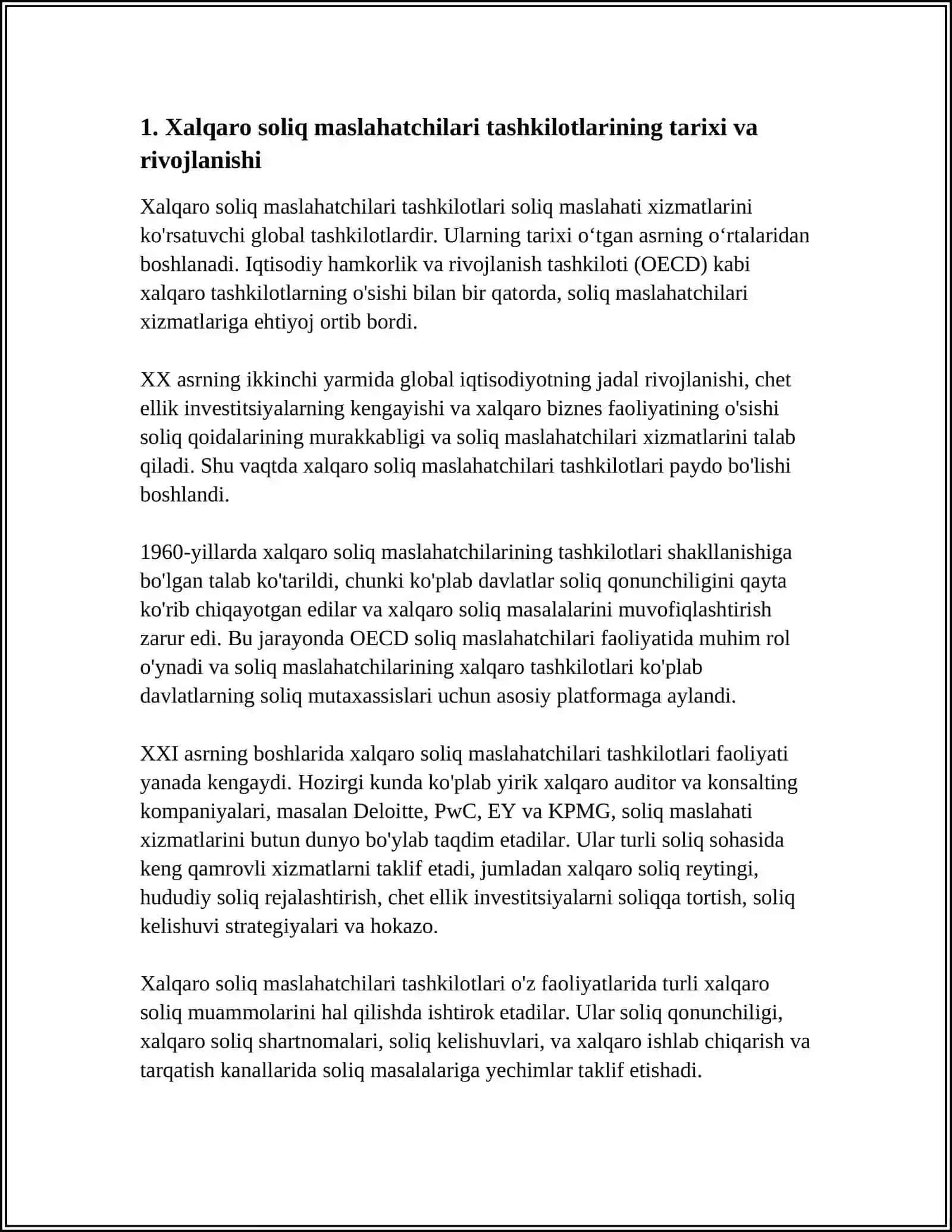 Xalqaro Soliq Maslahatchilari Tashkilotlari 3