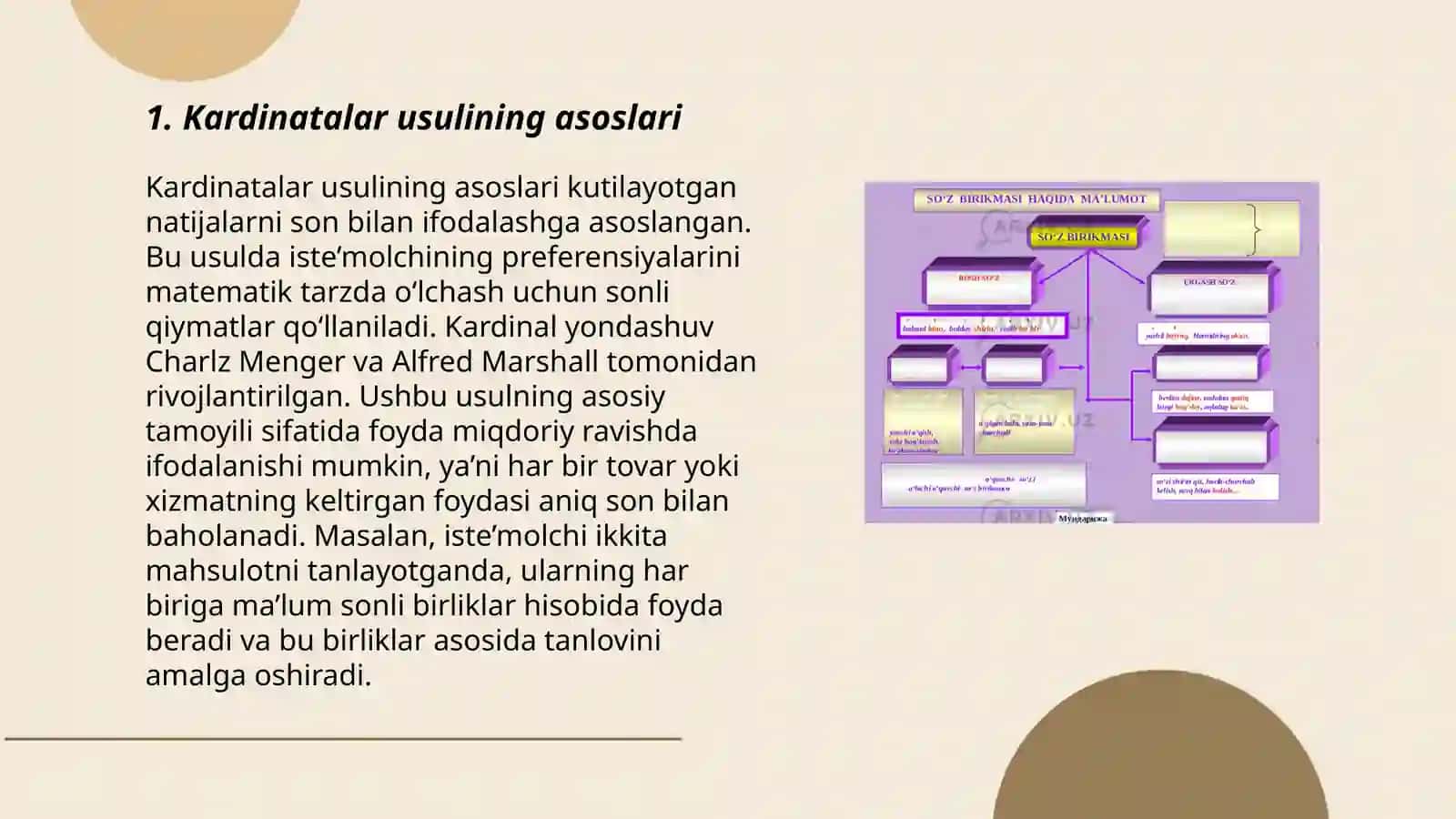 Kardinatalar usuli 3