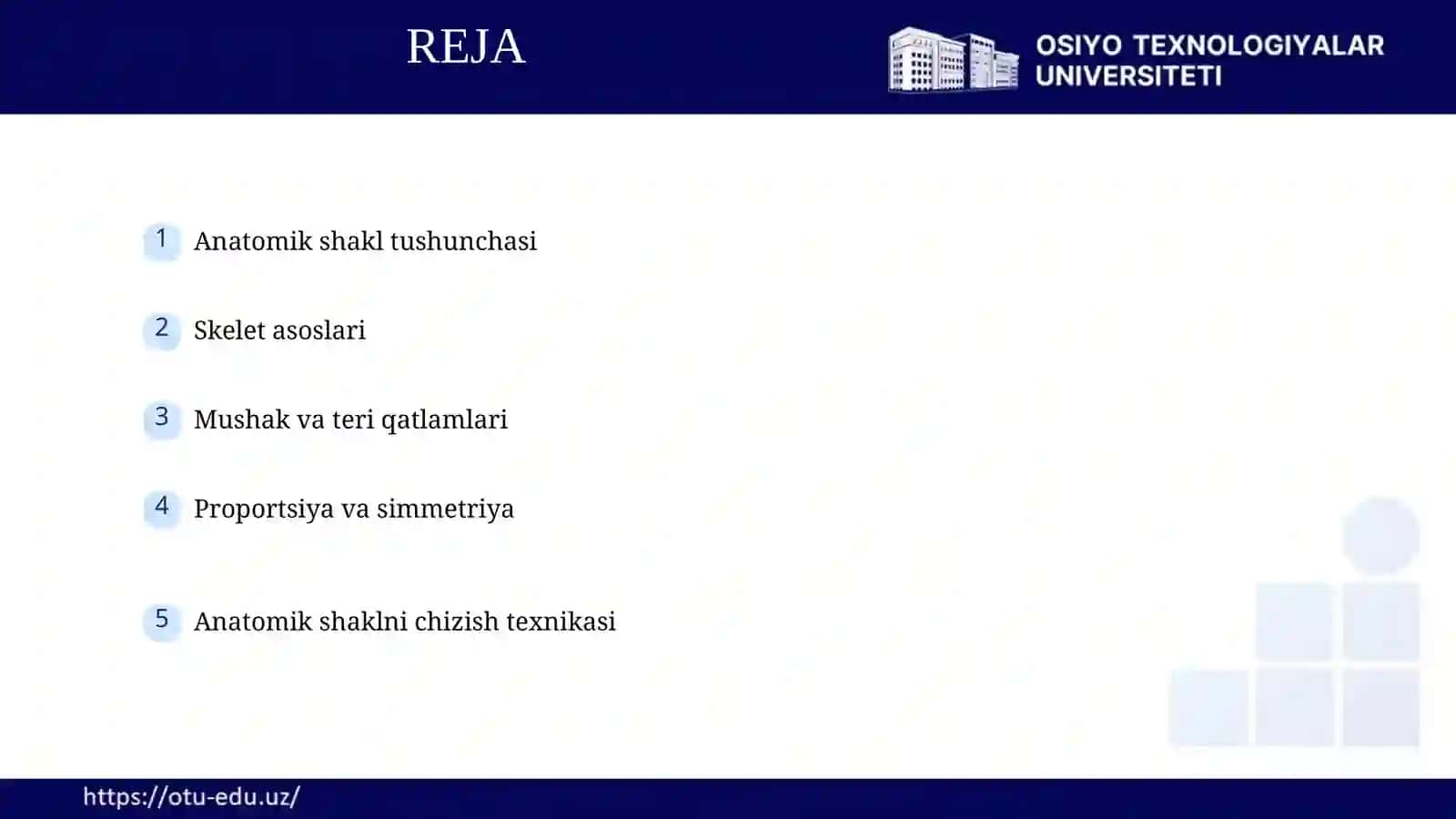 ANATOMIK SHAKLLARNI YARATISH ASOSLARI 3
