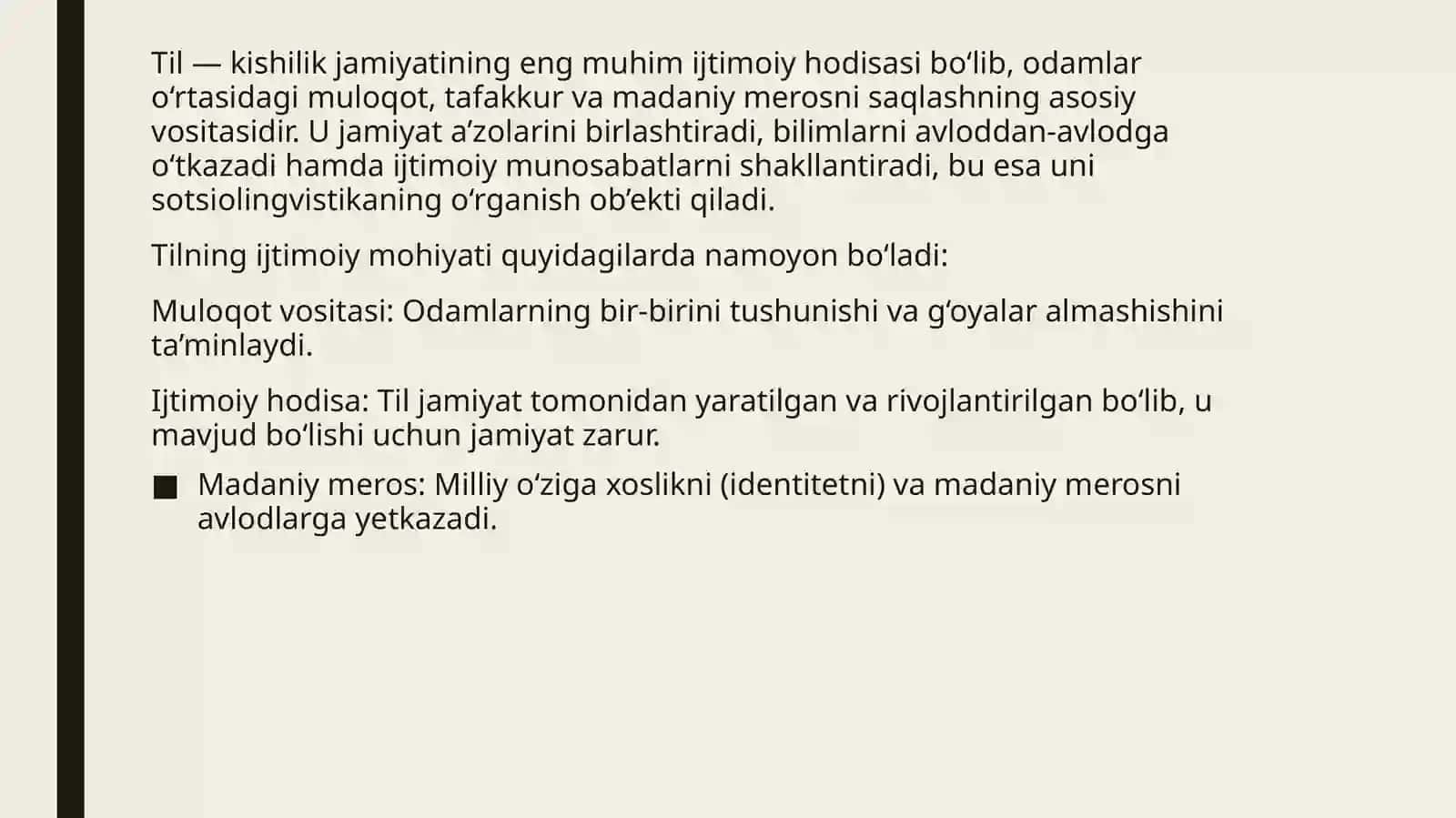 Oʻzbek tilini sohaga yoʻnaltirib oʻqitishning maqsadi va vazifalari 3