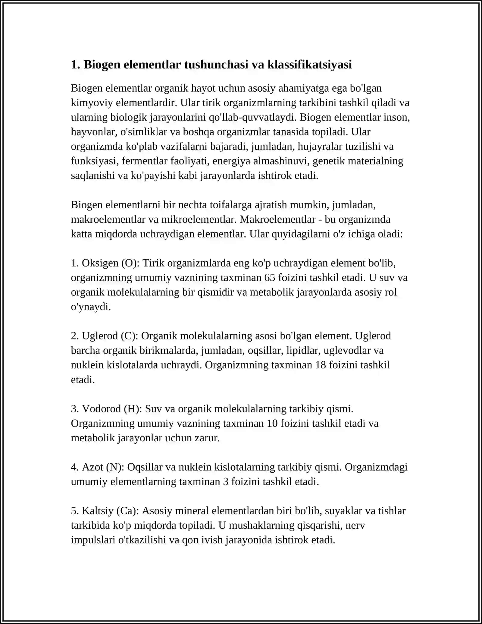 BIOGEN ELEMENTLAR 3