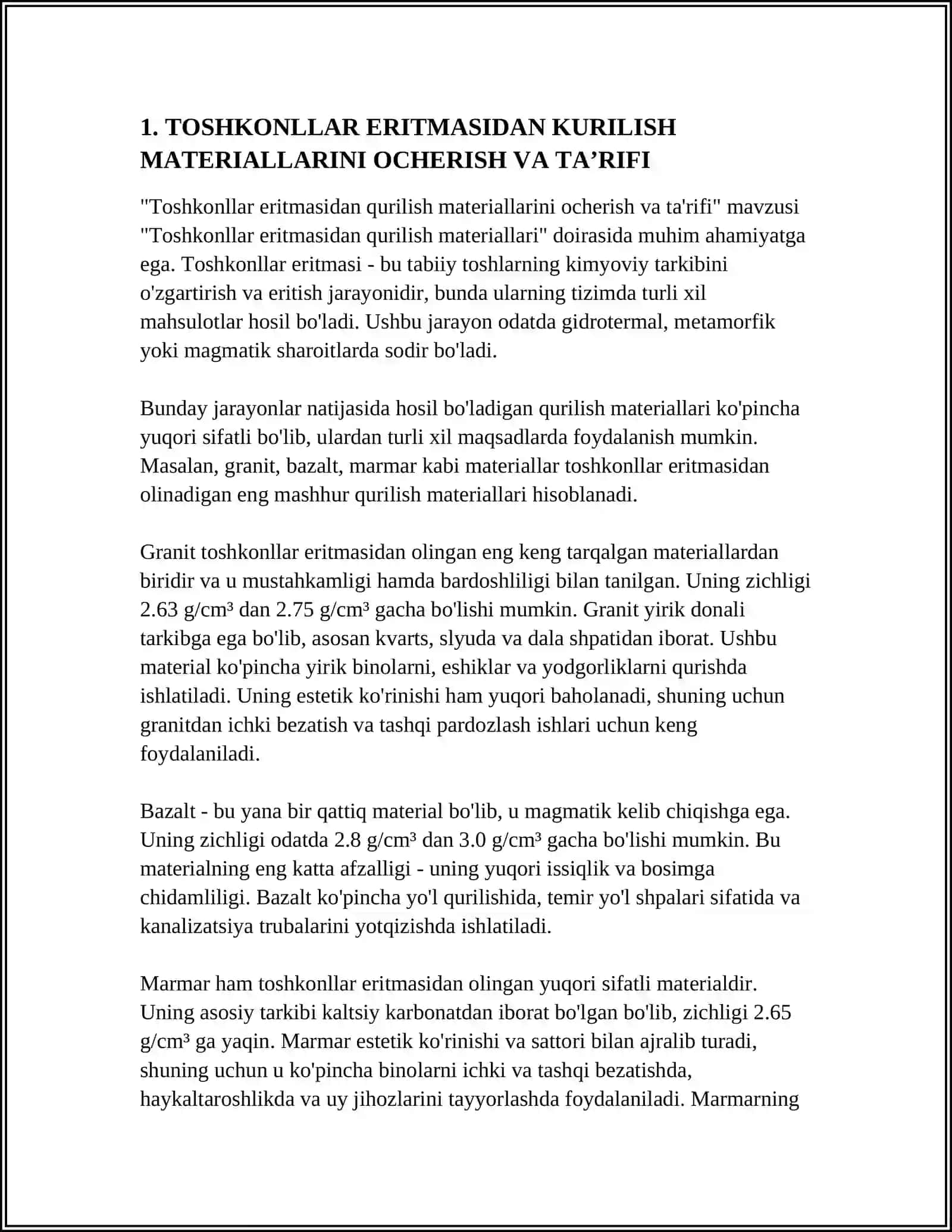TOSHKONLLAR ERITMASIDAN KURILISH MATERIALLARI 3