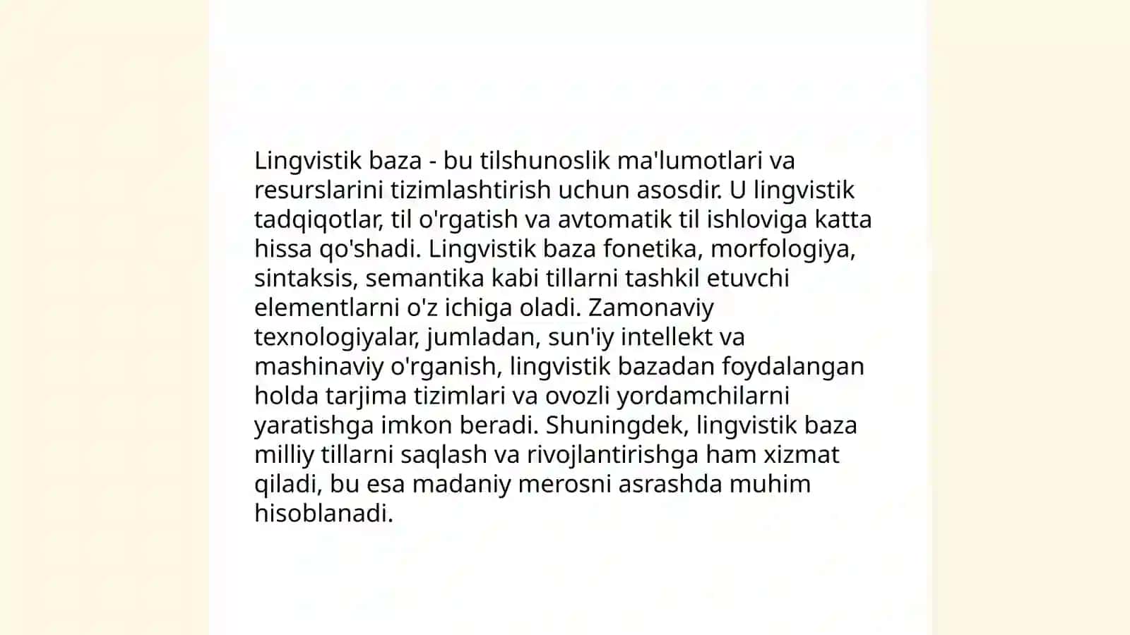 Kompyuter lingvistikasi fanidan tayyorlagan taqdimoti 3